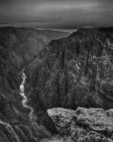Dragon Point River View BW