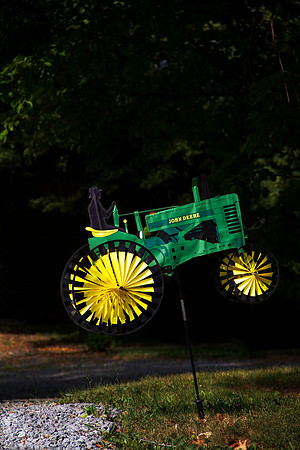 in a half acre field