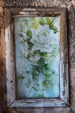Old Rose Framed