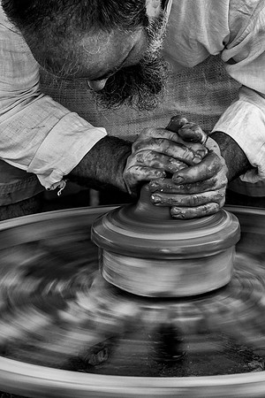 Hand Powered Pottery Wheel