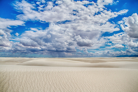 White Sand & Clouds