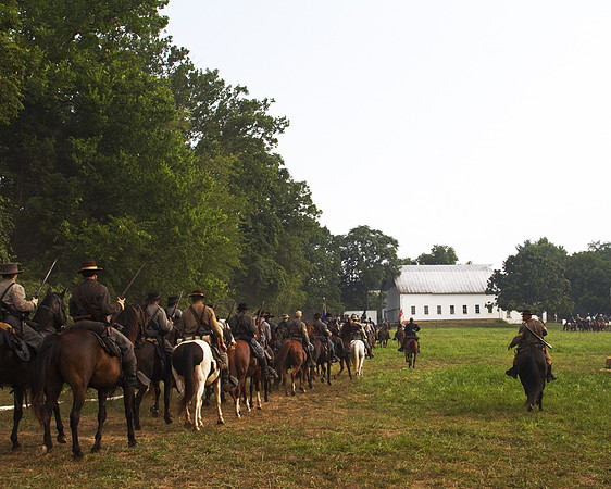 riding off to battle