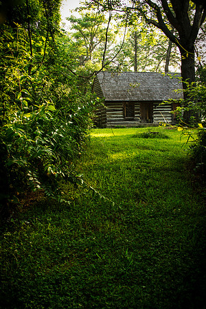Log Cabin Meadowlark Gardens